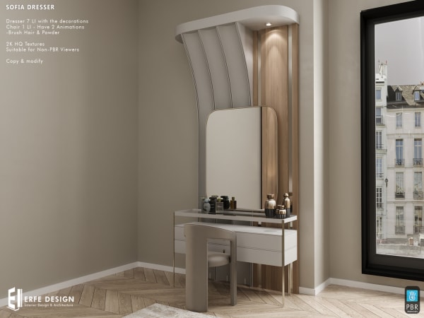 Sofia Dresser 7 LI PBR  [Erfe Design]*