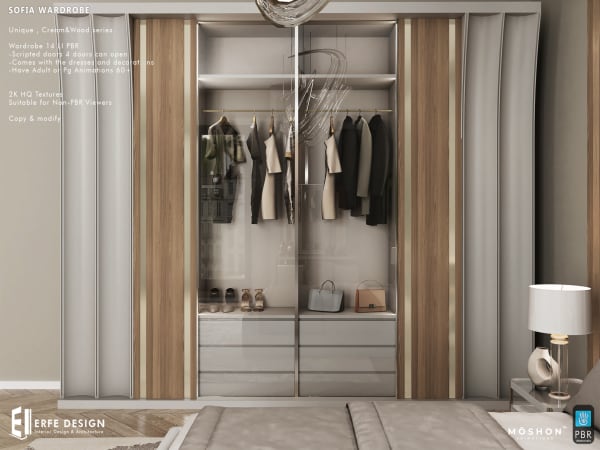 Sofia Wardrobe ADULT PBR [Erfe Design]*