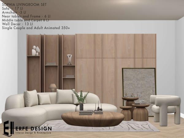 Sophia Livingroom Set Fatpack PG 45 LI [Erfe Design] 