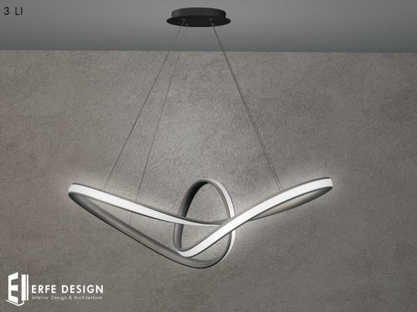 Splines floor light Silver 3 LI  [Erfe Design] *