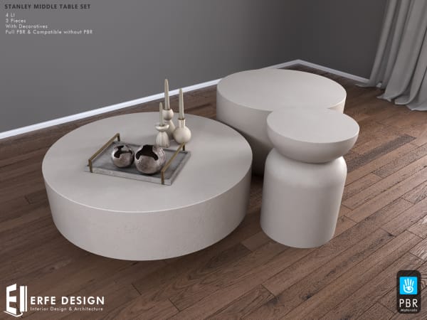 Stanley Middle Table 4 LI PBR [Erfe Design] *