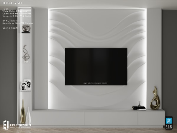 Teresa tv Set 10 LI PBR  TV Media on [Erfe Design] *