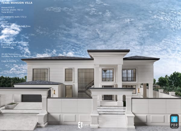 Texas Mansion Villa v1.4 810 LI 34x56 [Erfe Design] PACK
