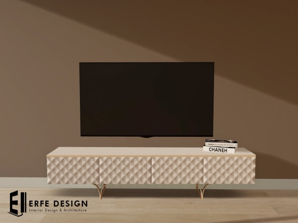 Triangle Luxury tv set 4 LI  with tv [Erfe Design] *