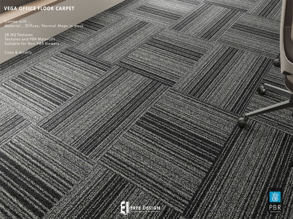 Vega Office Floor Carpet PBR  [Erfe Design]*