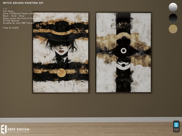 Witch Golden Painting Set PBR [Erfe Design]*