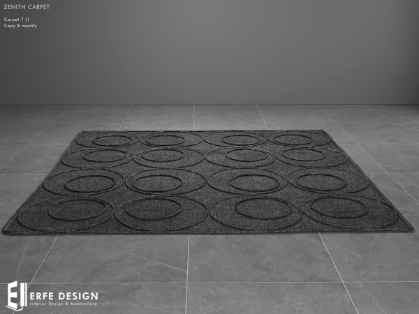 Zenith 3D Carpet  Grey 7 LI [Erfe Design] *
