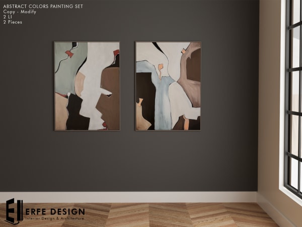 Abstract Color Paintings 2LI [Erfe Design] *