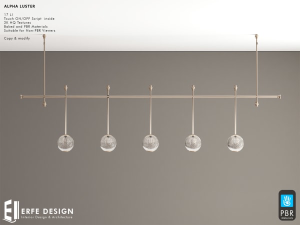 Alpha Lighting 17 LI touch  ON/OFF [Erfe Design] *