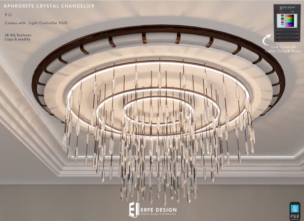 Aphrodite Chandelier 9 LI
