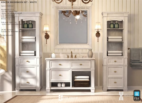 Aradia Washbasin White v. PG ONLY