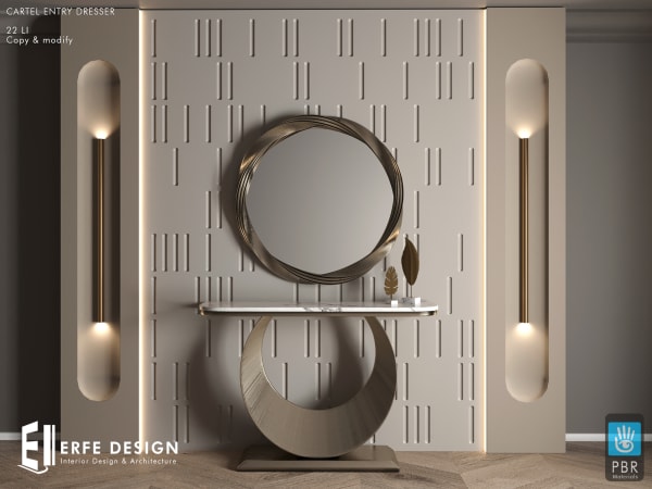 Cartel Entry Desk 22 LI [Erfe Design] *