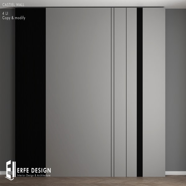 Castiel Bed Headboard 7 LI [Erfe Design] PACK