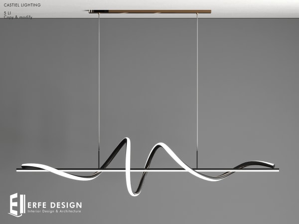 Castiel Ceiling Light 5 LI [Erfe Design] *