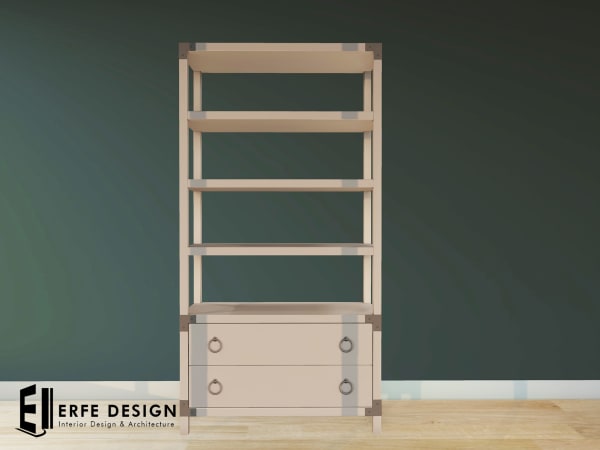 Country tiny bookcase 3LI [Erfe Design] *
