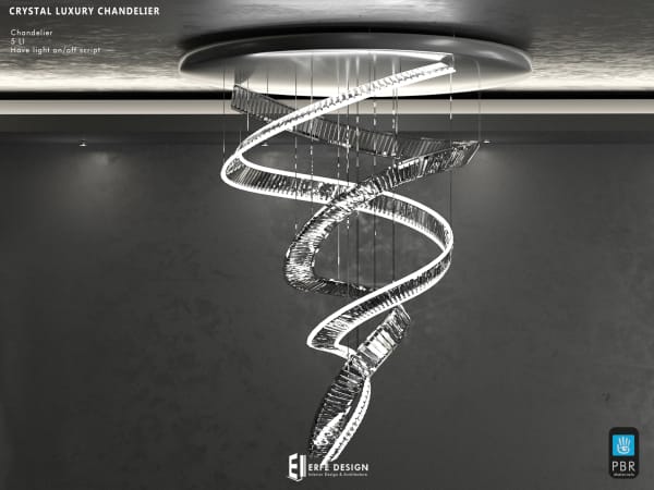 Crystal Luxury Chandelier 5 LI  [Erfe Design]*