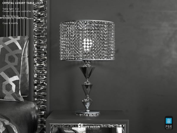 Crystal Lampshade 3 LI with controller[Erfe Design]*