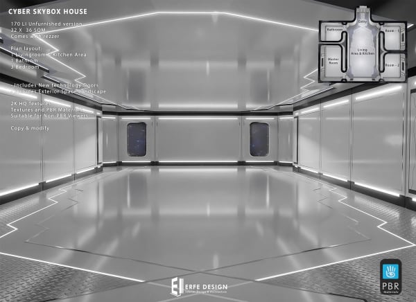 Cyber Skybox House 170 LI unfurnished