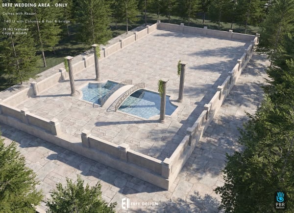 Erfe Wedding Area ONLY 70x37 sqm 134 LI