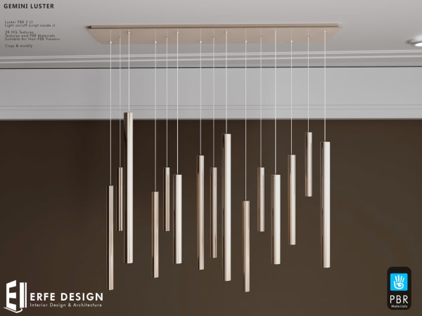 Gemini Luster light on/off PBR [Erfe Design] *