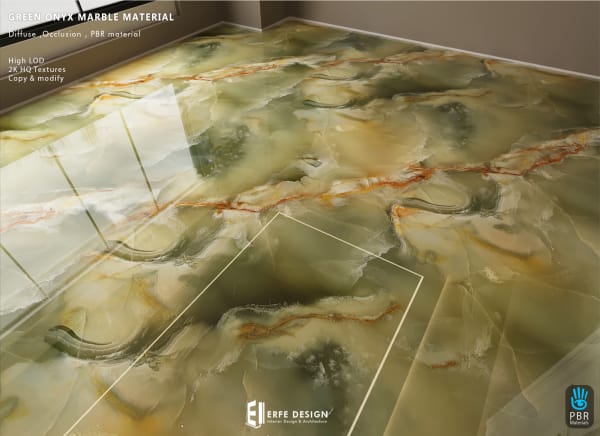 Green Onyx Marble  Material PBR [Erfe Design] *