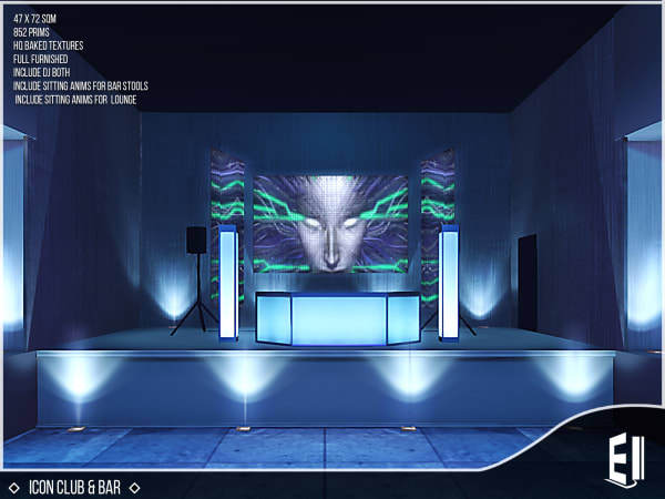 Club ICON  70x40 sqm 847 prims*