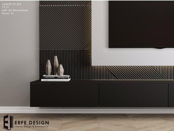 Lunox Tv Set 13 LI with decors [Erfe Design] PACK
