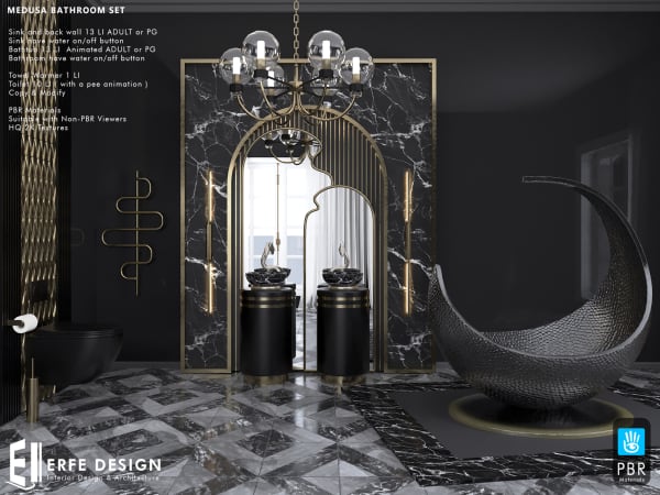 Medusa Bathroom Set  v.2.0 ADULT [Erfe Design]*