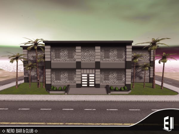 Club Nero 50x55 sqm 480 Prim - Erfe Arch&amp;Design *