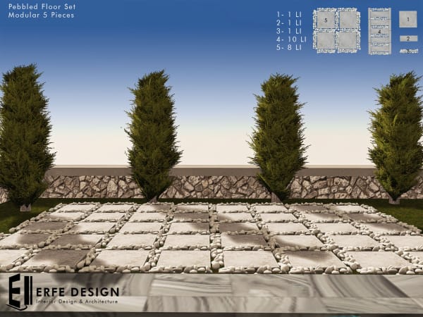 Pebble floor SET ! [Erfe Design] *