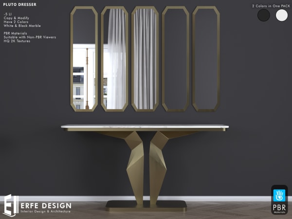 Pluto Dresser 5 LI 2 COLORS [Erfe Design] PACK