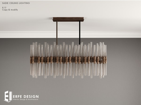 Sadie Ceiling Light 6 LI [Erfe Design] *