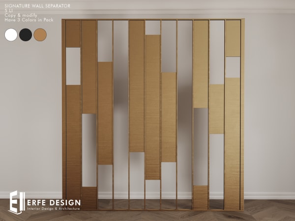 Signature Separator 5 LI 3 Colors [Erfe Design] *