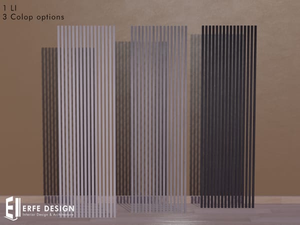 Swann Wall panel 3 Monochrome colors[Erfe Design] *