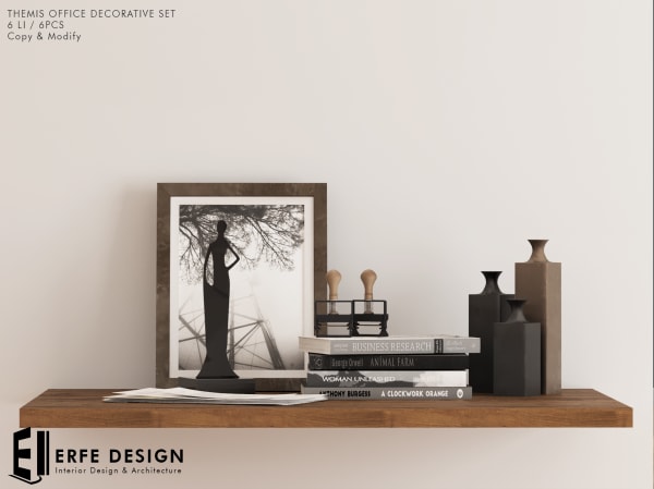 Themis Office Decorative set 6 LI 6Pcs [Erfe Design] *