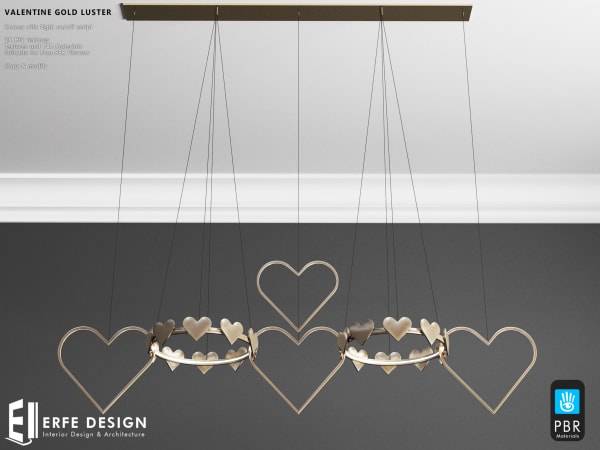 Valentine Gold Luster 9 LI PBR  [Erfe Design]*