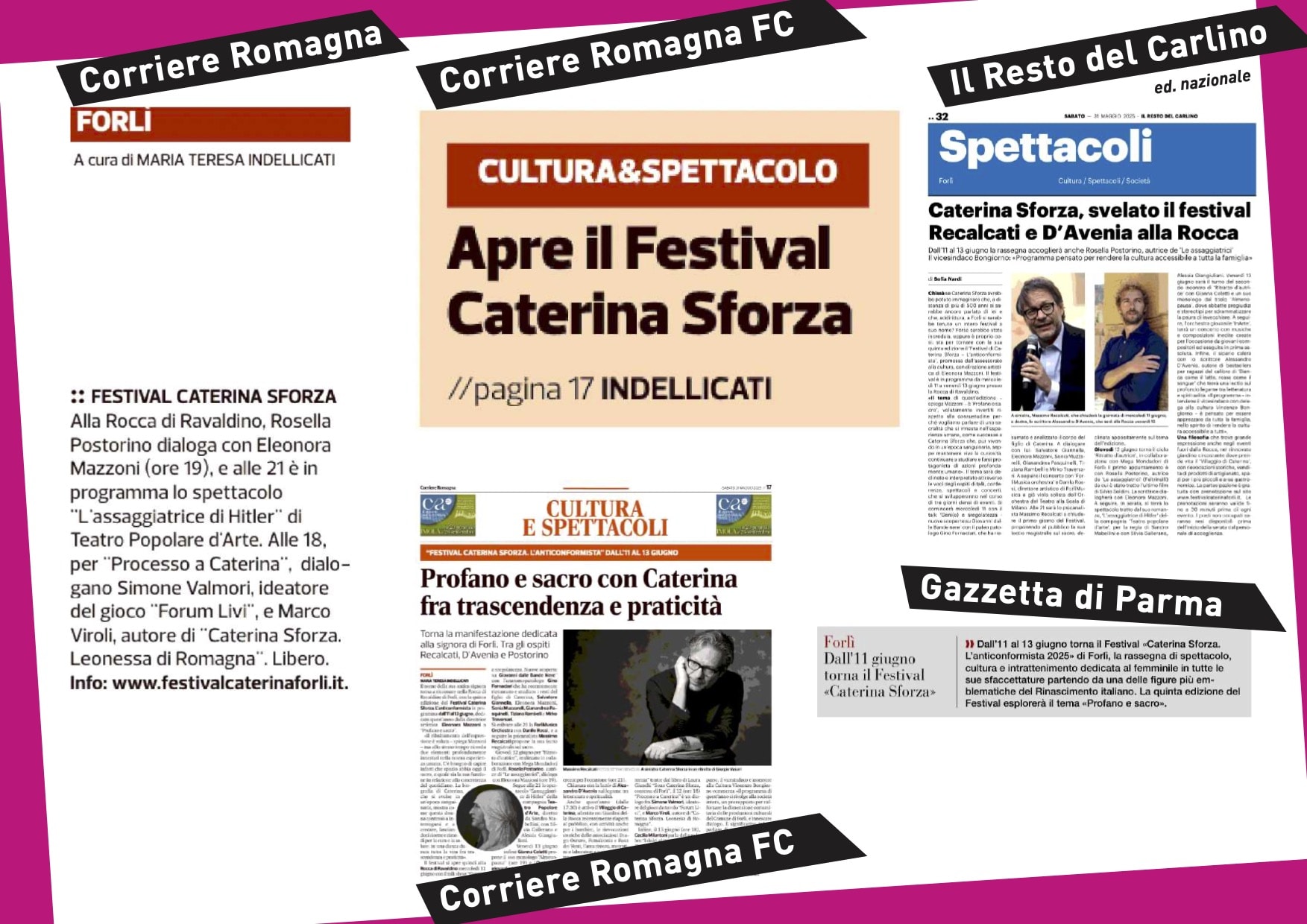 Rassegna Festival Caterina Sforza 2025 – 2