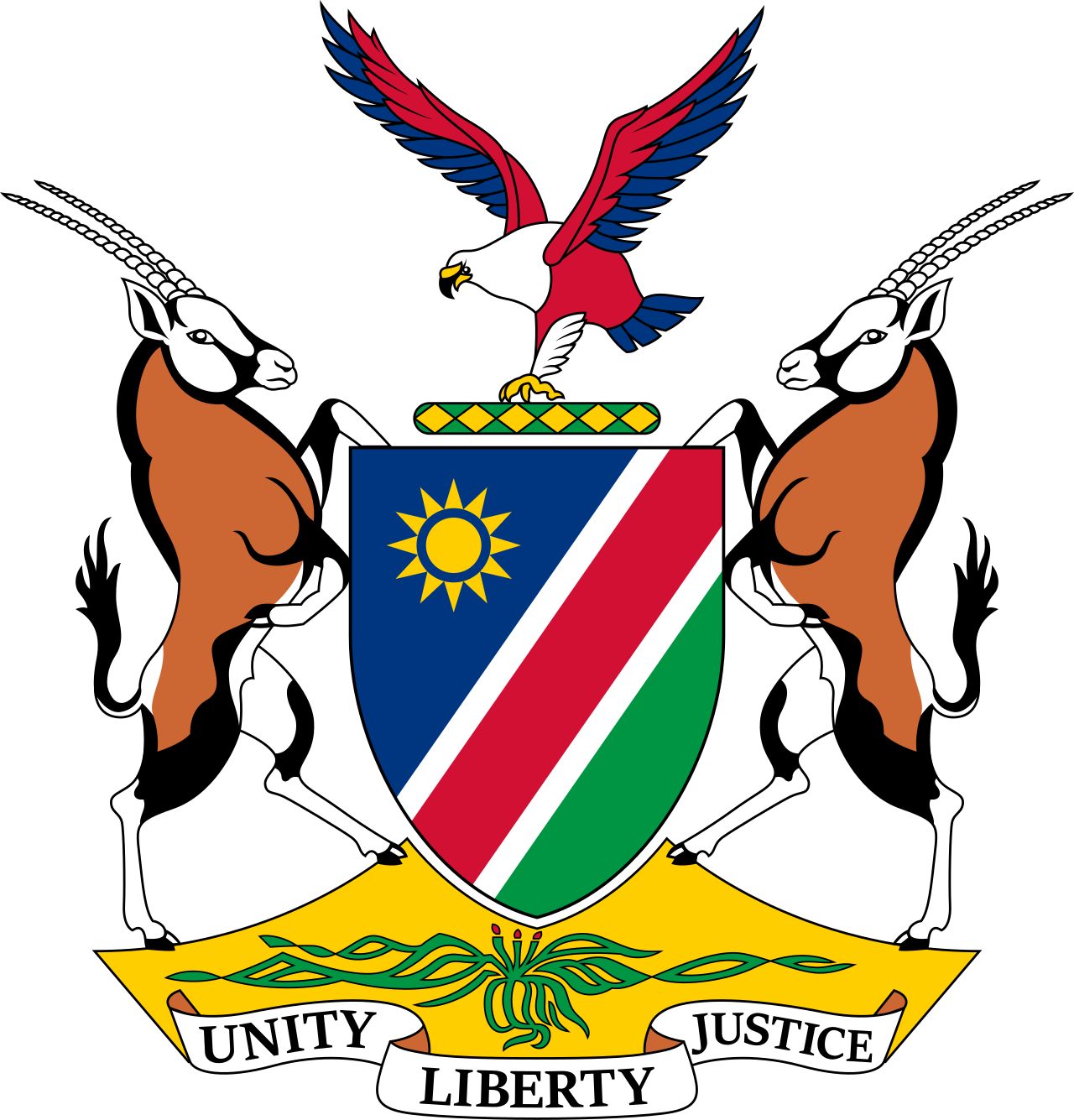 Namibian coat of arms