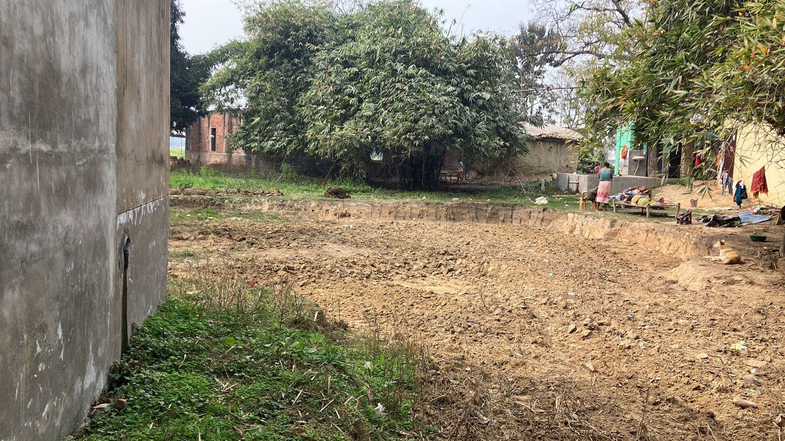 बाग में तीन बार बिना अनुमति कराई खुदाई और अब फावड़े से नींव हिलाने की फिराक में है अरविंद मिश्रा