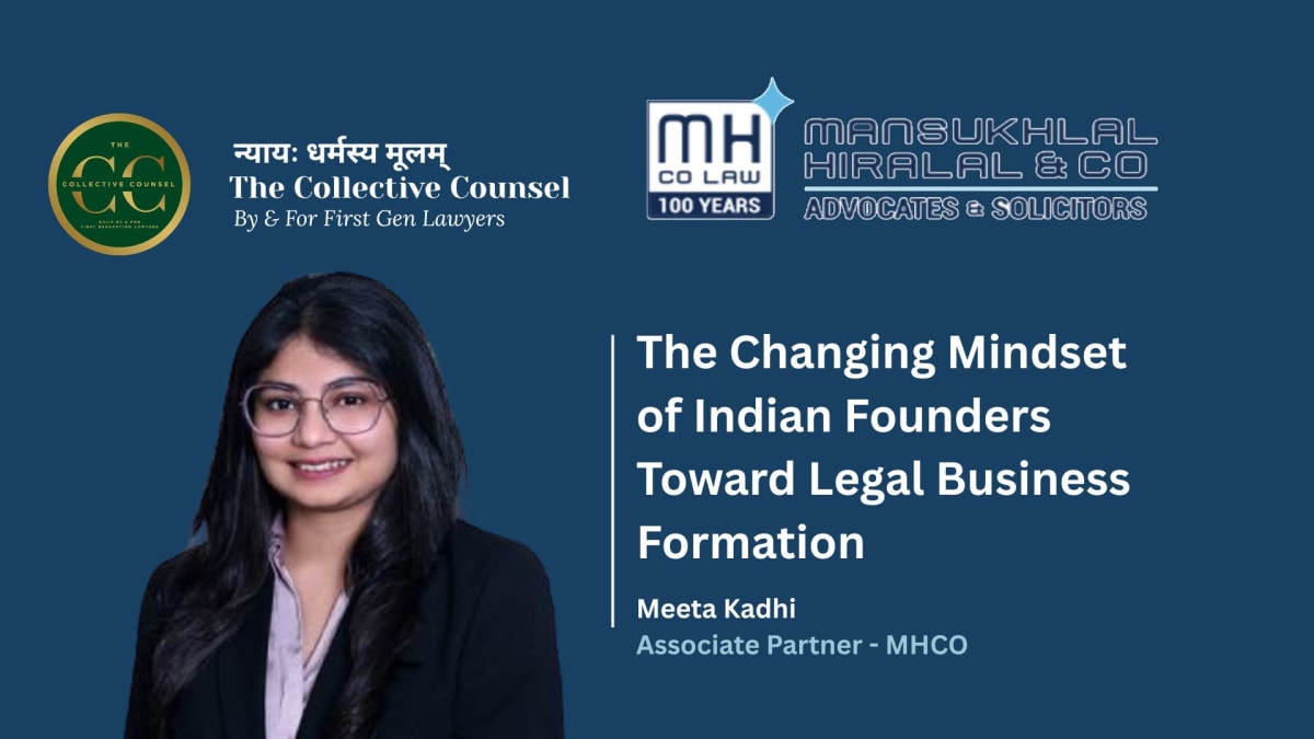 The Changing Mindset of Indian Founders Toward Legal Business Formation