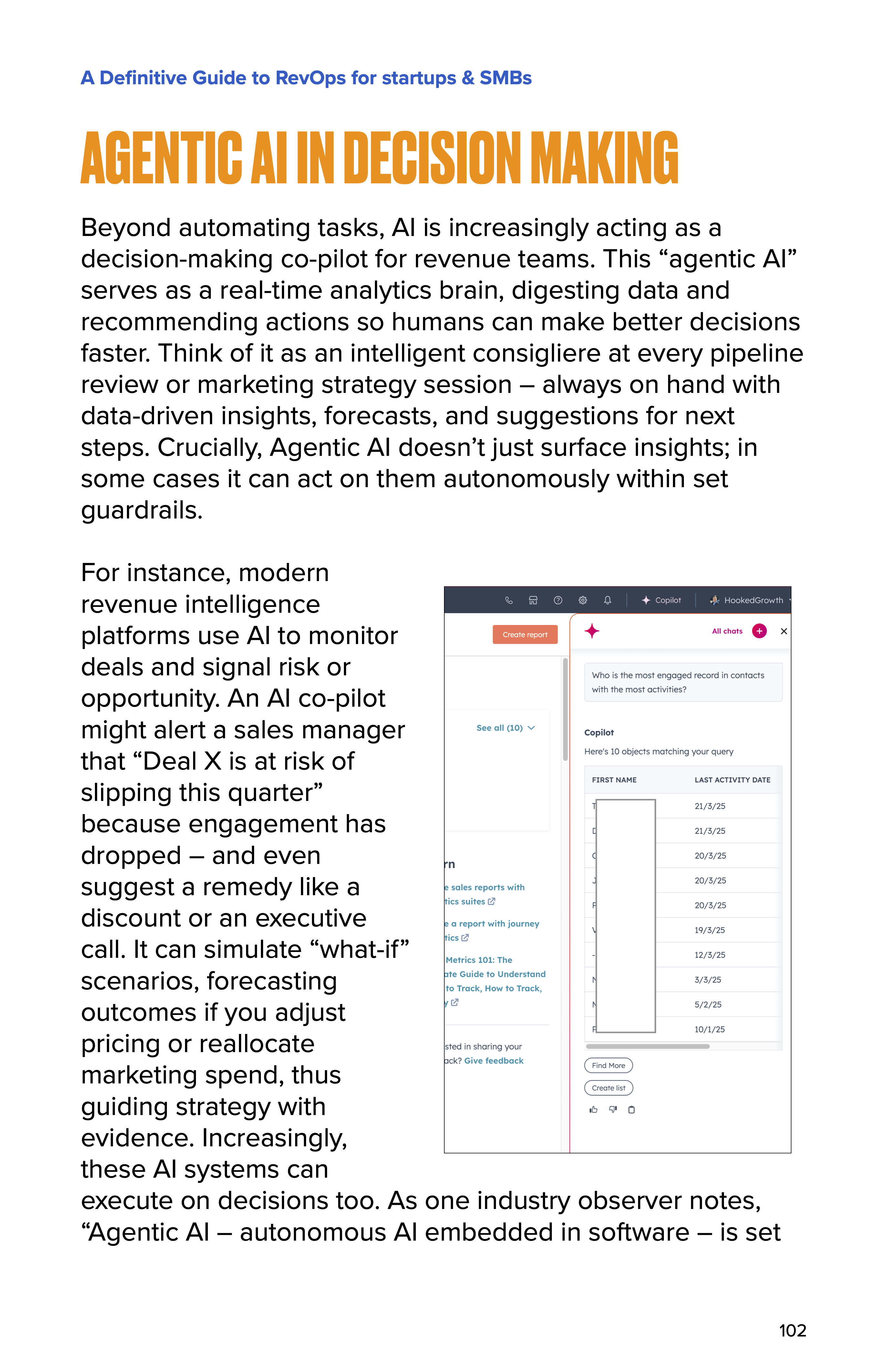 Agentic AI in Decision Making