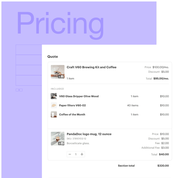 PandaDoc & CRM Product Pricing Data Workflow