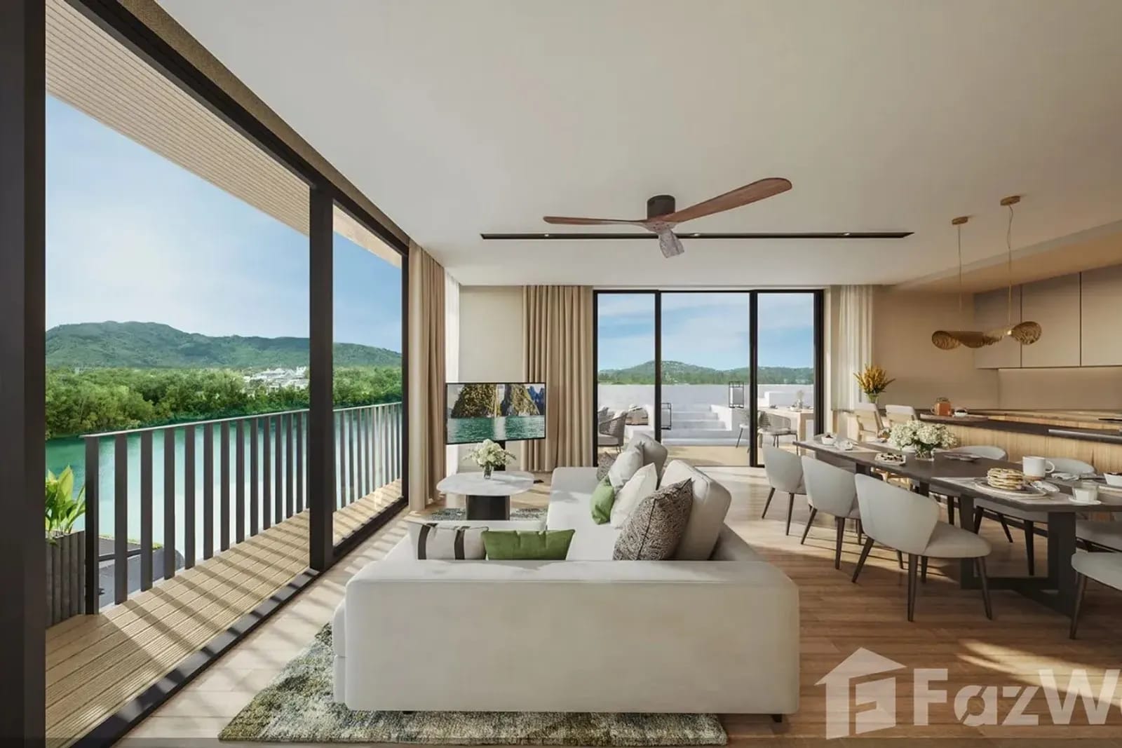 1-Bedroom Condo for Sale in Laguna Lakelands - Waterside Residences, Phuket, Thailand 2