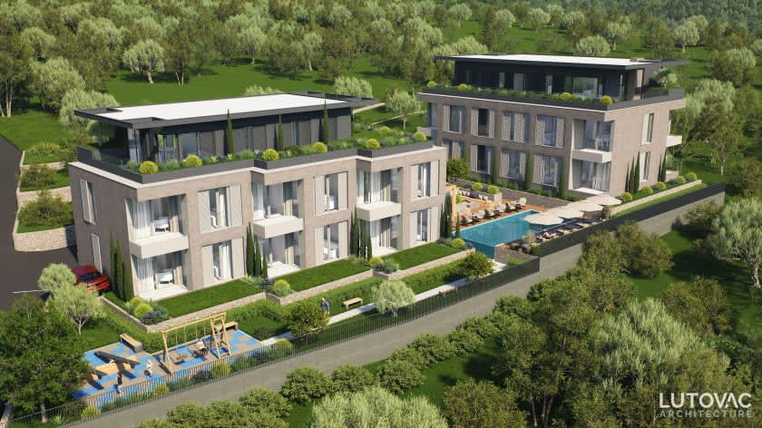 Kotor Körfezi'nde Kavač'ta Yeni 1+1 Daire - 182k EUR