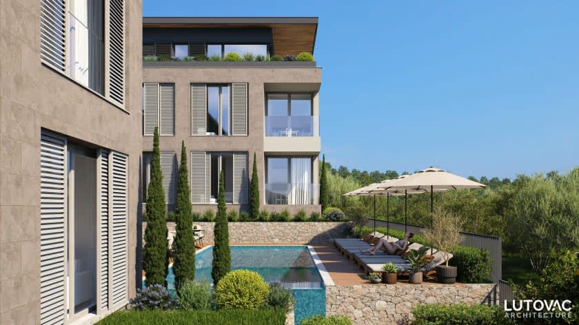 Kotor Körfezi'nde Kavač'ta Yeni 1+1 Daire - 182k EUR 3