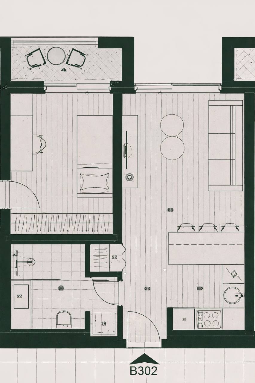 Mrčevac/Tivat: 27m² Stüdyo | 116,865€ 5
