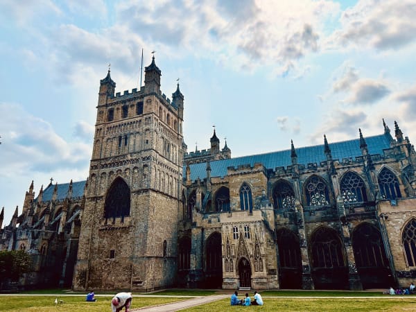 Exeter cathedral in its glory 