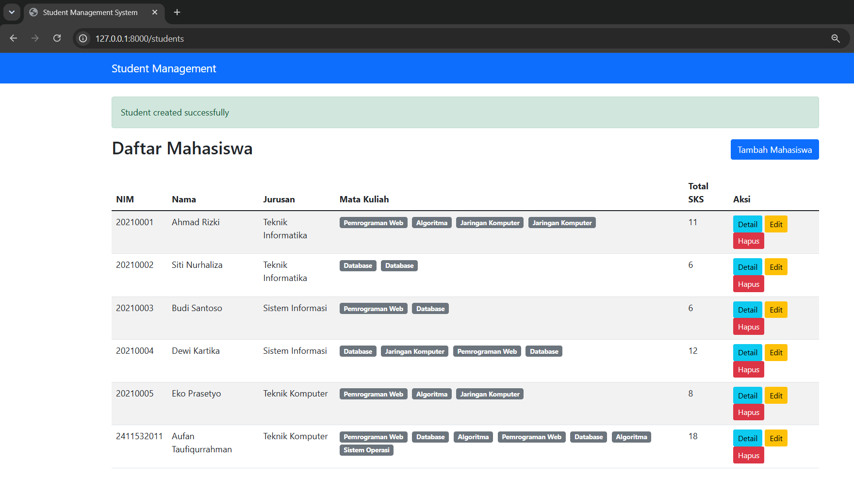 Screenshot Output visual reference 3