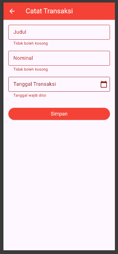 Menambahkan showDatePicker view 5