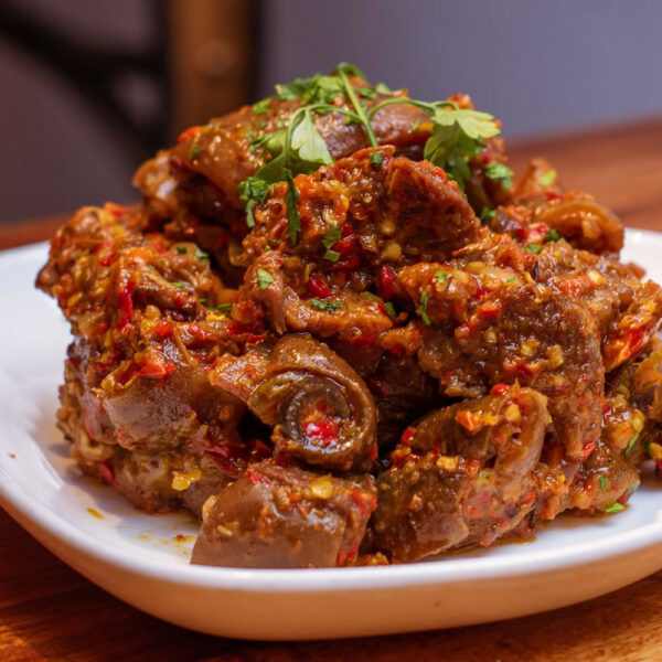 Peppered Goat Meat